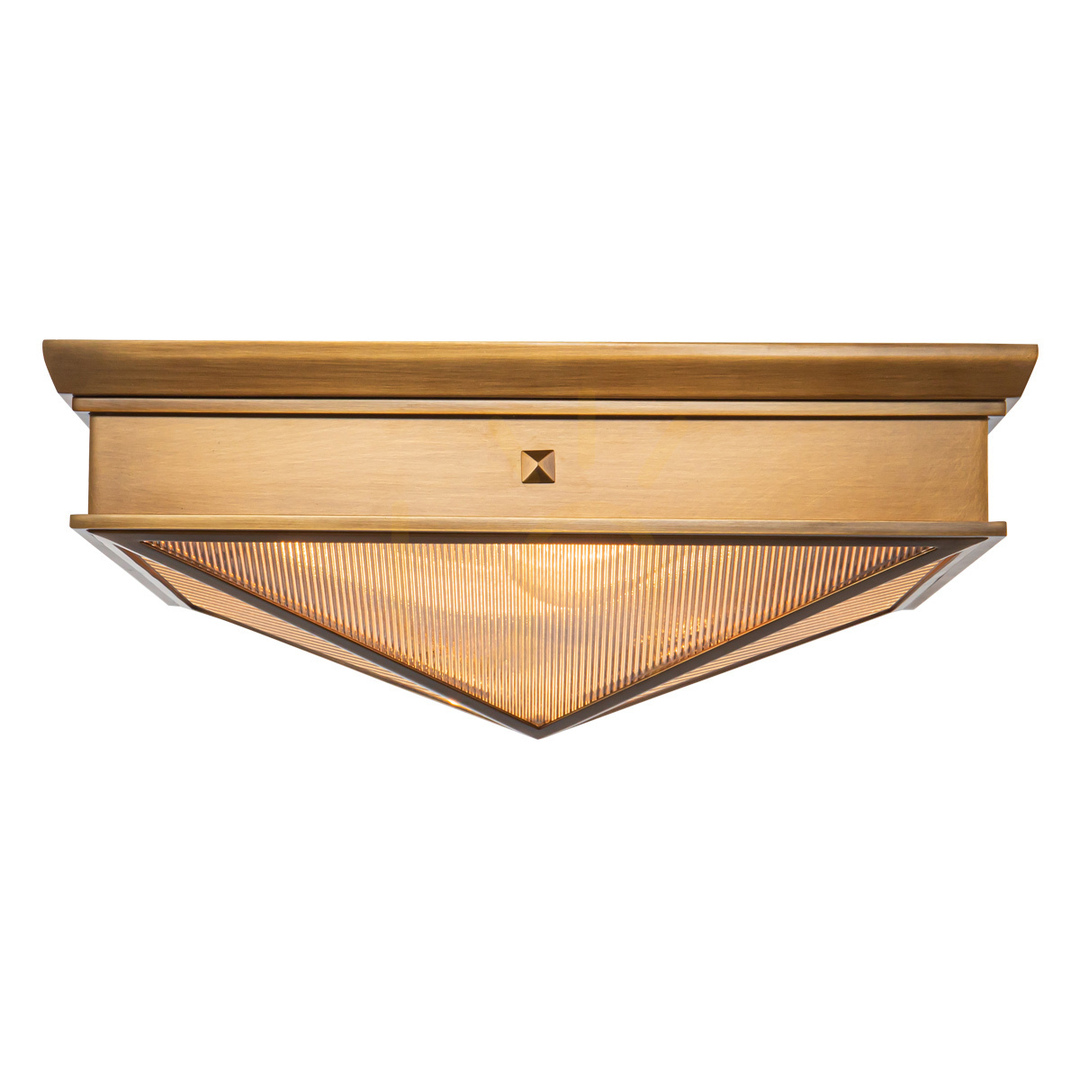 Kilátás Plafond CAIRO - 2 fényforrás - Vintage sárgaréz QUINTIESSE Plafond CAIRO - 2 fényforrás - Vintage sárgaréz QUINTIESSE