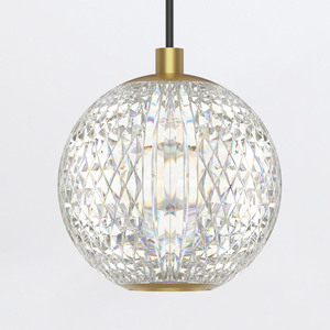 MARNI kis LED-es függőlámpa - natúr sárgaréz QUINTIESSE small 1