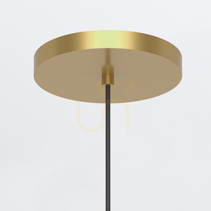 MARNI kis LED-es függőlámpa - natúr sárgaréz QUINTIESSE small 3