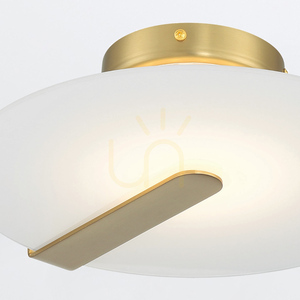 Kis plafond / fali lámpa NUVOLA - Csiszolt arany QUINTIESSE small 3