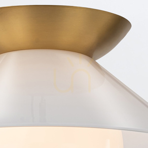 SAUCER Plafond - 1 fényforrás - Öregített sárgaréz QUINTIESSE small 1