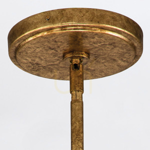 Quintiesse Sawgrass csillár, 3×E14, patinázott aranyfüst felület, Ø50,8 cm small 5