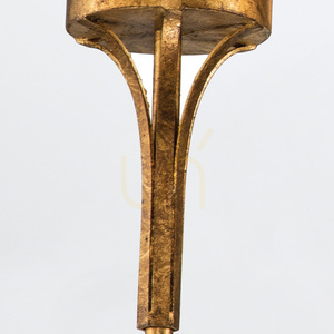 Quintiesse Sawgrass csillár, 3×E14, patinázott aranyfüst felület, Ø50,8 cm small 6