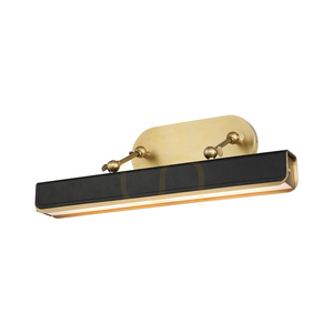 Közepes LED VALISE kép - Vintage sárgaréz, szmoking bőr QUINTIESSE small 0