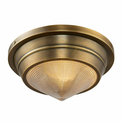 Jelölje be Kis plafond WILLARD - 1 fényforrás - Vintage sárgaréz QUINTIESSE