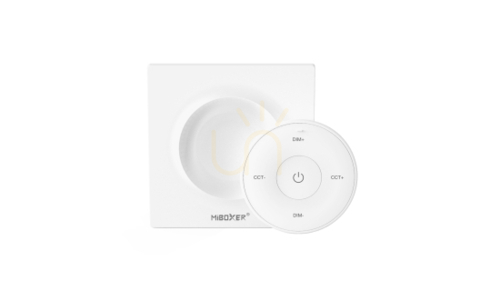 Jelölje be MiBoxer K2 2,4 GHz-es RF fali távirányító MONO/CCT LED-szalagokhoz, fehér
