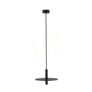 Függőlámpa LED 7W fekete Zambelis 26 cm melegfehér 3000K fekete-fém small 1
