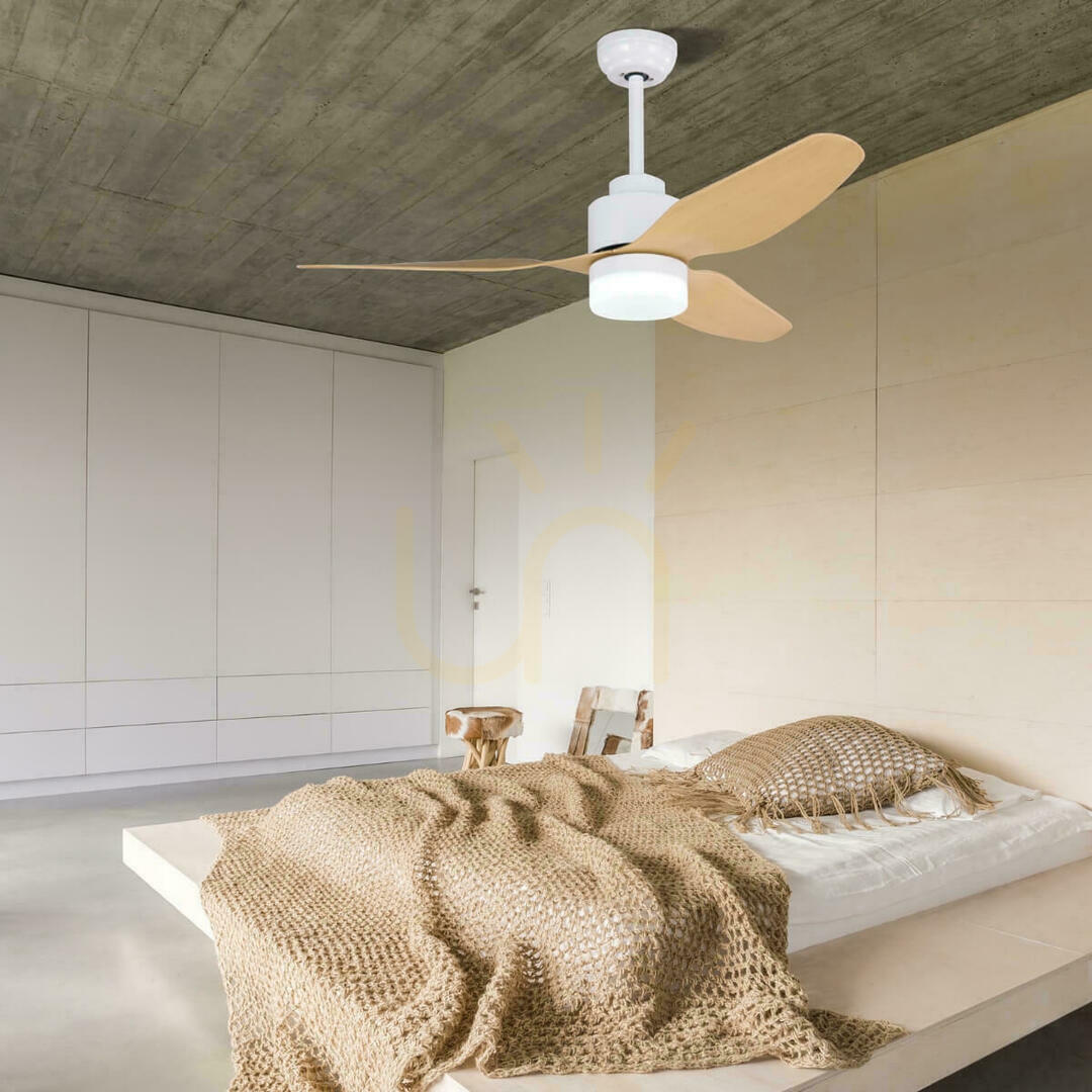 Jelölje be Függőlámpa Zambelis FAN fehér juhar LED 18W 120 cm Függőlámpa Zambelis FAN fehér juhar LED 18W 120 cm