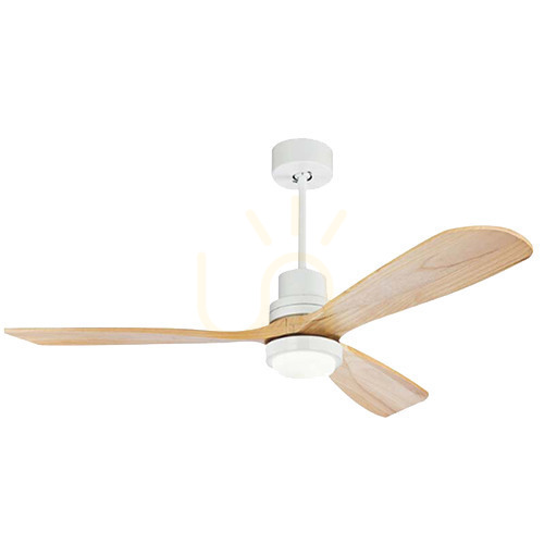 Jelölje be Függőlámpa Zambelis FAN fehér natúr fa LED 15W 132 cm