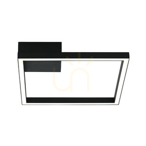 Zambelis LED fali lámpa 12W 3000K dimmelhető homokos fekete alumínium akril small 1