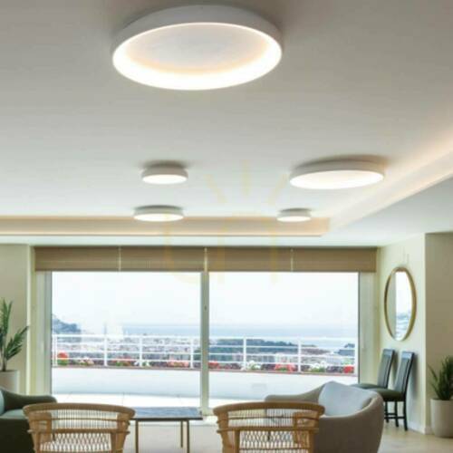 Jelölje be Zambelis LED mennyezeti lámpa 50W 3000K dimmelhető homokfehér 60 cm