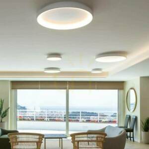 Zambelis LED mennyezeti lámpa 60W 3000K dimmelhető homokfehér 80 cm alumínium akril small 0