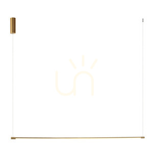 Zambelis LED függőlámpa 20W 3000K arany matt alumínium 140 cm small 1