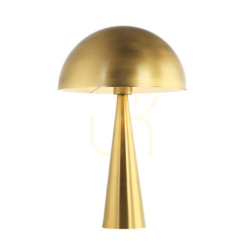 Jelölje be Asztali lámpa E14 MAX 25W Vas anyag Brushed Brass ON OFF kapcsoló ZAMBELIS