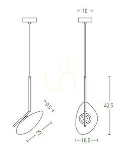 LED függőlámpa Zambelis 5W 3000K matt arany fém opálüveg 2 LED függőlámpa Zambelis 5W 3000K matt arany fém opálüveg small 2