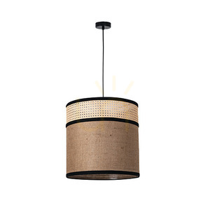 Függőlámpa Zambelis bézs zsákvászon E27 25W 40 cm small 1