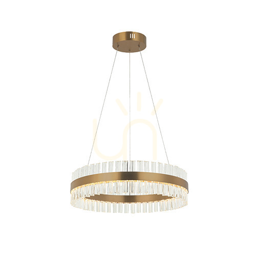 Jelölje be Függőlámpa Zambelis LED 56W 3000K arany matt üveg Ø60 cm