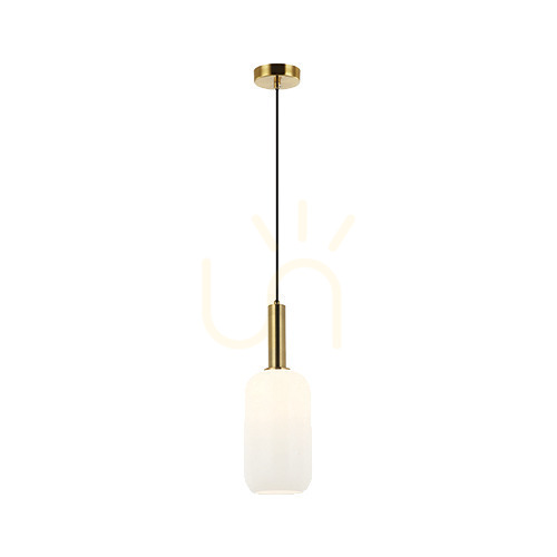 Jelölje be Függőlámpa Zambelis E27 1x40W arany matt opálüveg Ø15 cm