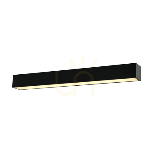 Jelölje be Fali lámpa Zambelis LED 15W 3000K fekete matt IP44 alumínium 60 cm