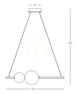 Függő LED lámpa Zambelis 11W 3000K fekete matt füstüveg 2 Függő LED lámpa Zambelis 11W 3000K fekete matt füstüveg small 2