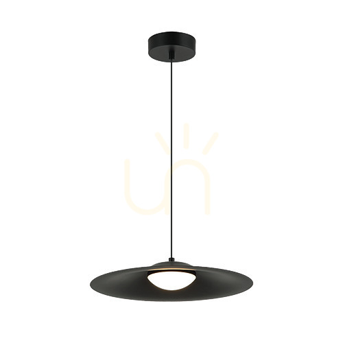 Jelölje be Függő LED lámpa Zambelis 10W 3000K fekete matt 35 cm