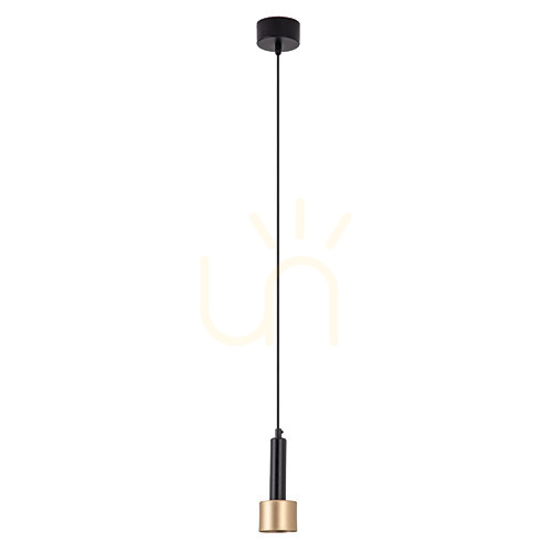 Kilátás Zambelis LED függőlámpa 7W fekete-arany fém 3000K 7 cm Zambelis LED függőlámpa 7W fekete-arany fém 3000K 7 cm
