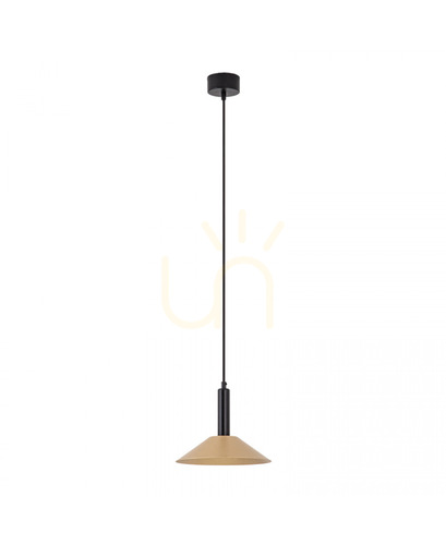 Jelölje be Zambelis 22182 LED függőlámpa, fekete-arany, 7 W, 3000 K, Ø22,5 cm
