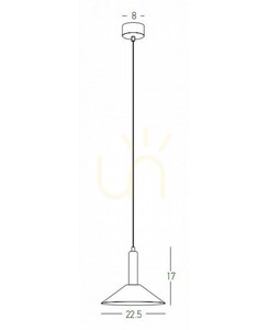 Zambelis 22182 LED függőlámpa, fekete-arany, 7 W, 3000 K, Ø22,5 cm small 4