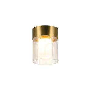 Mennyezeti lámpa Zambelis LED 9W 3000K arany matt fém-üveg Ø11 cm small 0