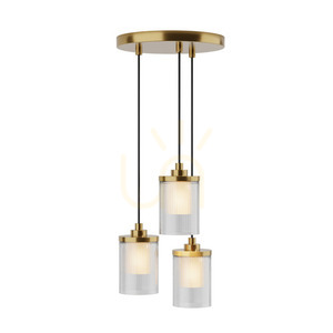 Függőlámpa LED 20W 3000K arany matt üveg Zambelis small 1