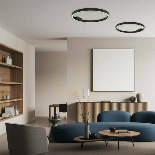 Jelölje be Mennyezeti lámpa Zambelis 37W LED fekete matt 60 cm 3000K dimmelhető