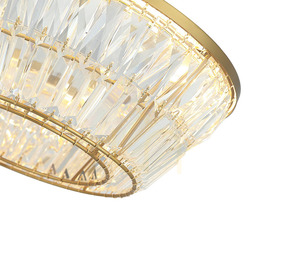 Zambelis 23047 LED mennyezeti lámpa, antik sárgaréz és kristály, 60 cm, 38 W, 3000 K small 2