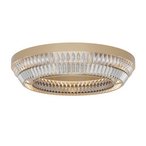 Zambelis LED mennyezeti lámpa 55W 3000K antik sárgaréz kristály 80 cm small 1
