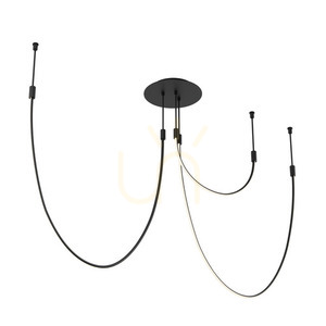 Függeszték Zambelis 23051 LED 46W 3000K matt fekete 160 cm small 1