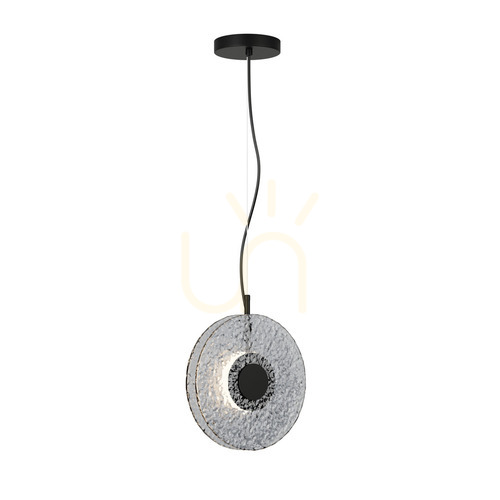 Jelölje be Függőlámpa Zambelis LED 8W 3000K fekete matt füstölt üveg 28 cm