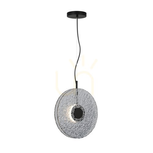 Jelölje be Függőlámpa Zambelis LED 11W 3000K fekete füstölt üveg 35 cm