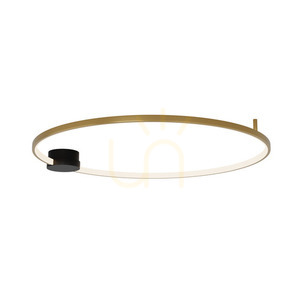 Mennyezeti LED lámpa Zambelis 32W 3000K fekete-arany 84 cm small 1