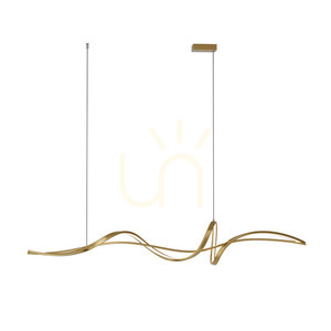 Zambelis LED függőlámpa 27W 3000K arany matt alumínium 140 cm small 1
