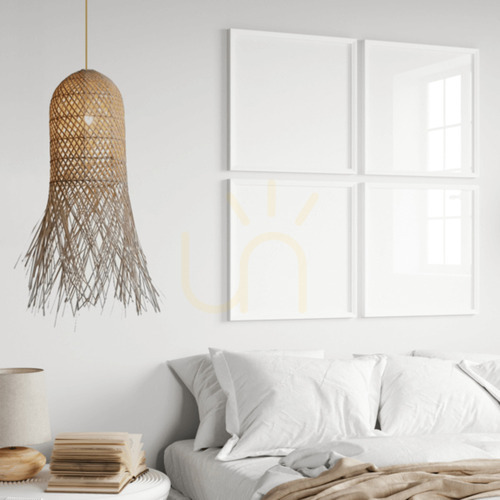 Jelölje be Függőlámpa Zambelis rattan természetes-arany E27 MAX 20W Ø25 cm