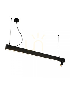 Zambelis 23254 fekete LED függőlámpa 130 cm 7W+32W 3000K small 4