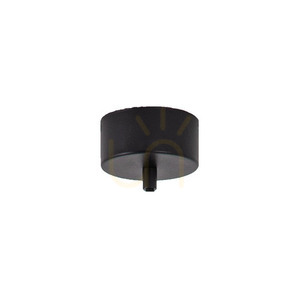 Zambelis 23280 mennyezeti kábelcsatlakozó burkolat, homokfekete, Ø8 cm small 0