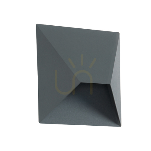 Jelölje be Kültéri fali lámpa Zambelis E243 LED 7W 480 lm 3000K grafit IP54 alumínium 15x15 cm