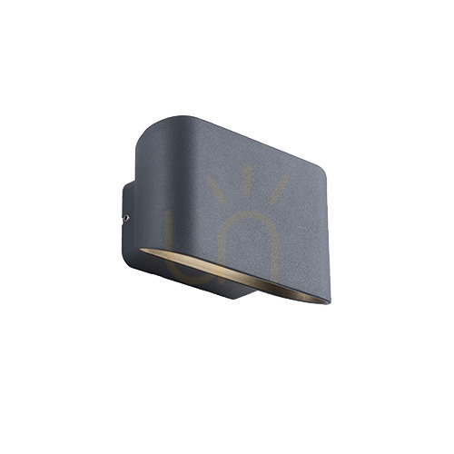 Jelölje be Kültéri fali lámpa LED 11W grafit Zambelis 3000K IP54 aluminium