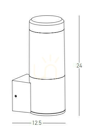 Jelölje be Kültéri fali LED lámpa Zambelis 10W grafit IP54 3000K élń