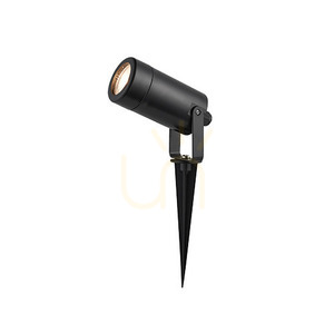 E312 leszúrható kerti reflektor GU10 max 7 W IP54, fekete ABS, tüske és 30 cm kábel, Zambelis small 1