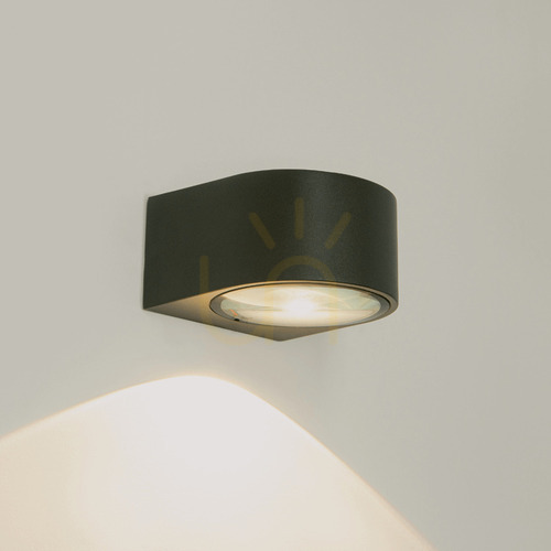 Jelölje be Zambelis E316 kültéri fali lámpa LED 5 W 3000 K grafit IP54