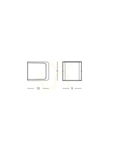 Zambelis E352 grafitszínű kültéri LED falilámpa 13 W 3000 K small 3