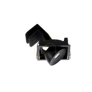 Zambelis S146 dönthető süllyesztett LED spotlámpa, fekete, 9 W, 3000 K small 0