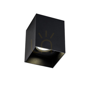 S152 felületre szerelt spotlámpa, fekete, GU10 max 40 W, állítható, 9 x 9 cm small 1