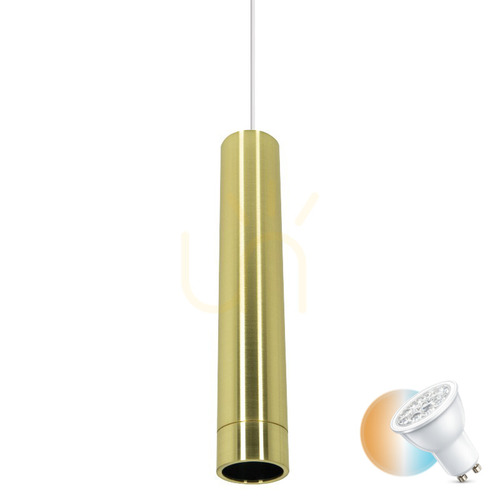 Jelölje be Függőlámpa Gu10 MAX 15W Brussed Gold ZAMBELIS függőlámpa